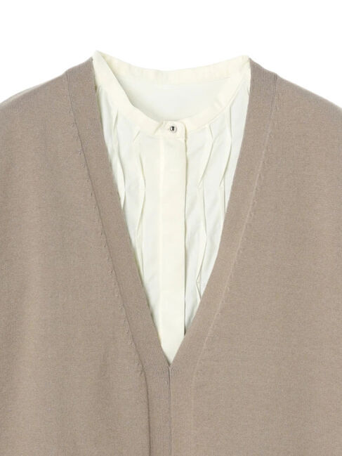 YECCA VECCA「ニットベストSETシャツ」|Tシャツ・カットソー|