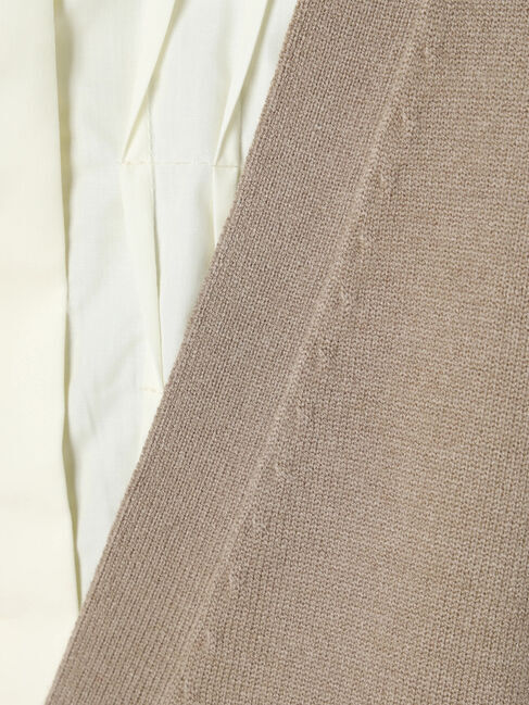 YECCA VECCA「ニットベストSETシャツ」|Tシャツ・カットソー|