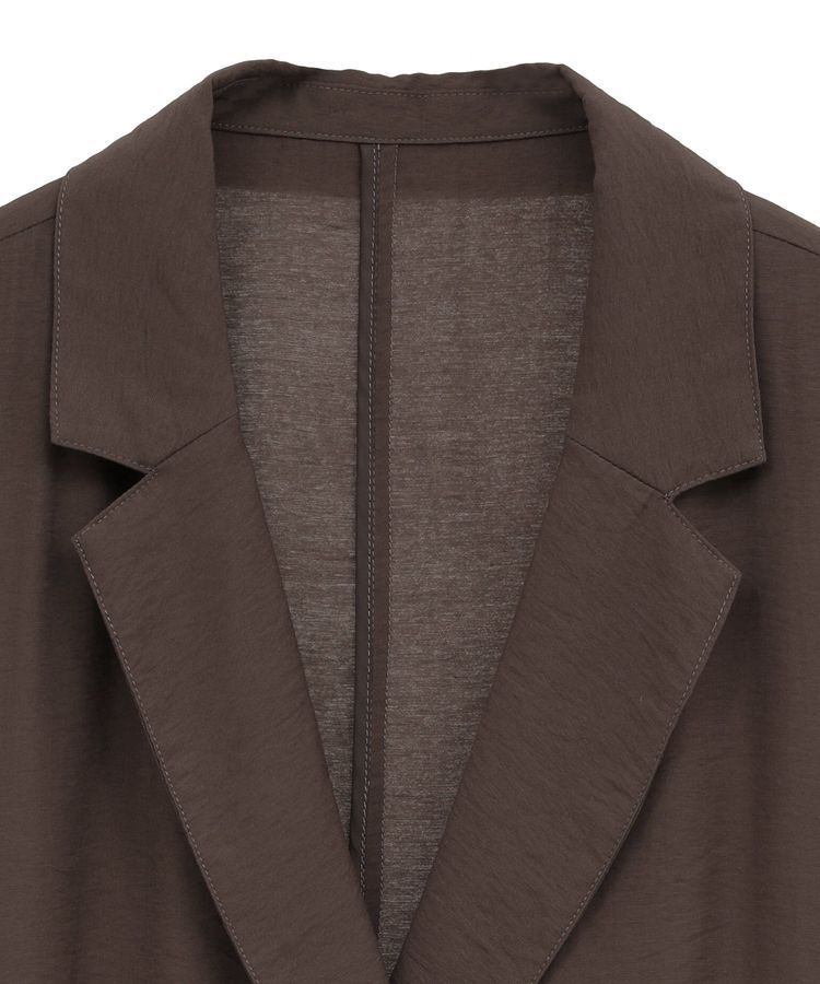 YECCA VECCA「ハーフスリーブライトジャケット」|テーラードジャケット|