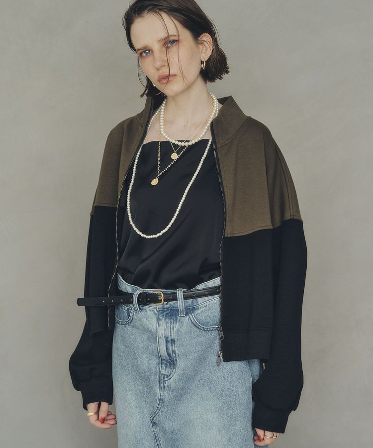 Editt by YECCA VECCA「【上下着用可能】2wayインバーテッドライトブルゾン」|ブルゾン・スタジャン|