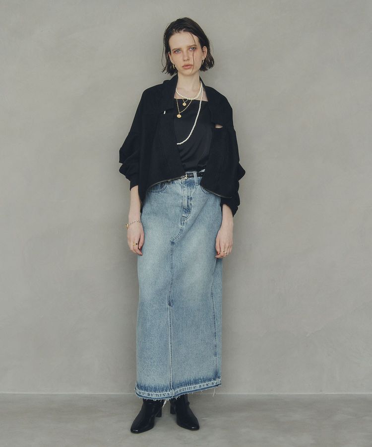 Editt by YECCA VECCA「【上下着用可能】2wayインバーテッドライトブルゾン」|ブルゾン・スタジャン|