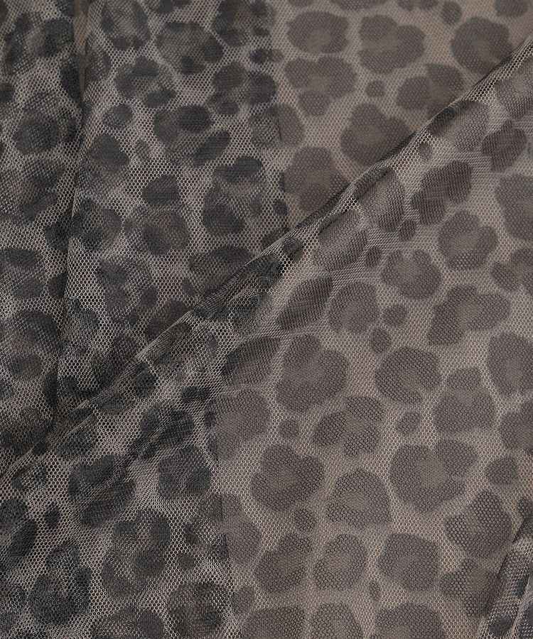 YECCA VECCA「プリントチュールスカート」|フレア|