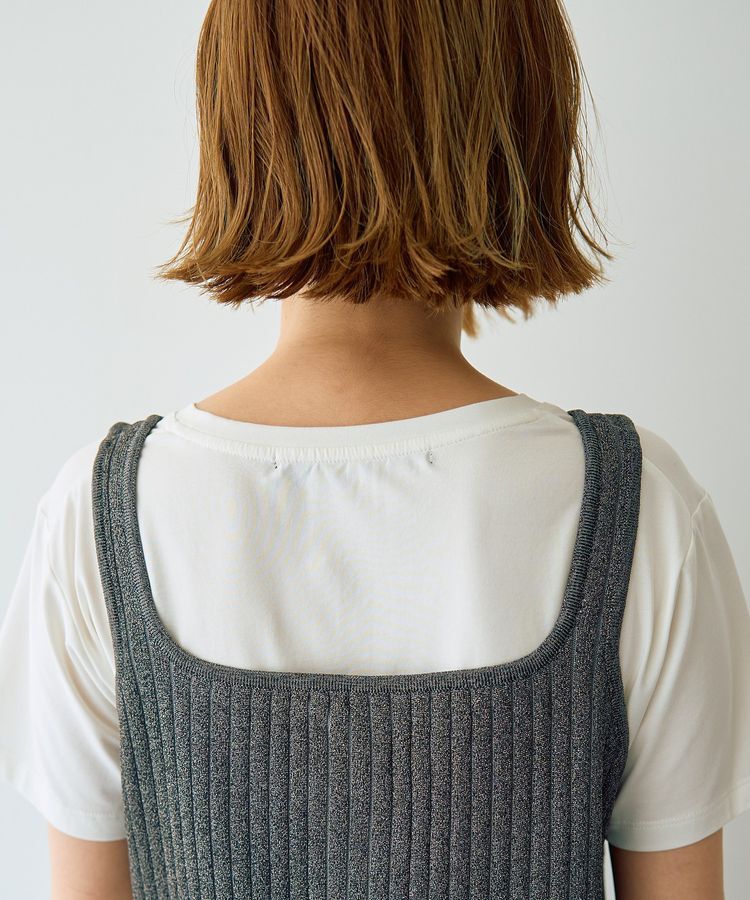 YECCA VECCA「ZIPニットビスチェ」|ニット・セーター|