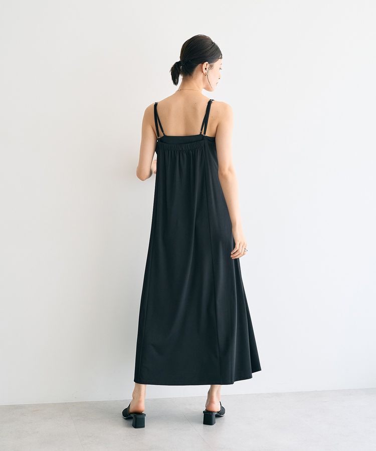 YECCA VECCA「【2点SET】シアーシャツ&times;Aラインキャミワンピース」|ワンピース|