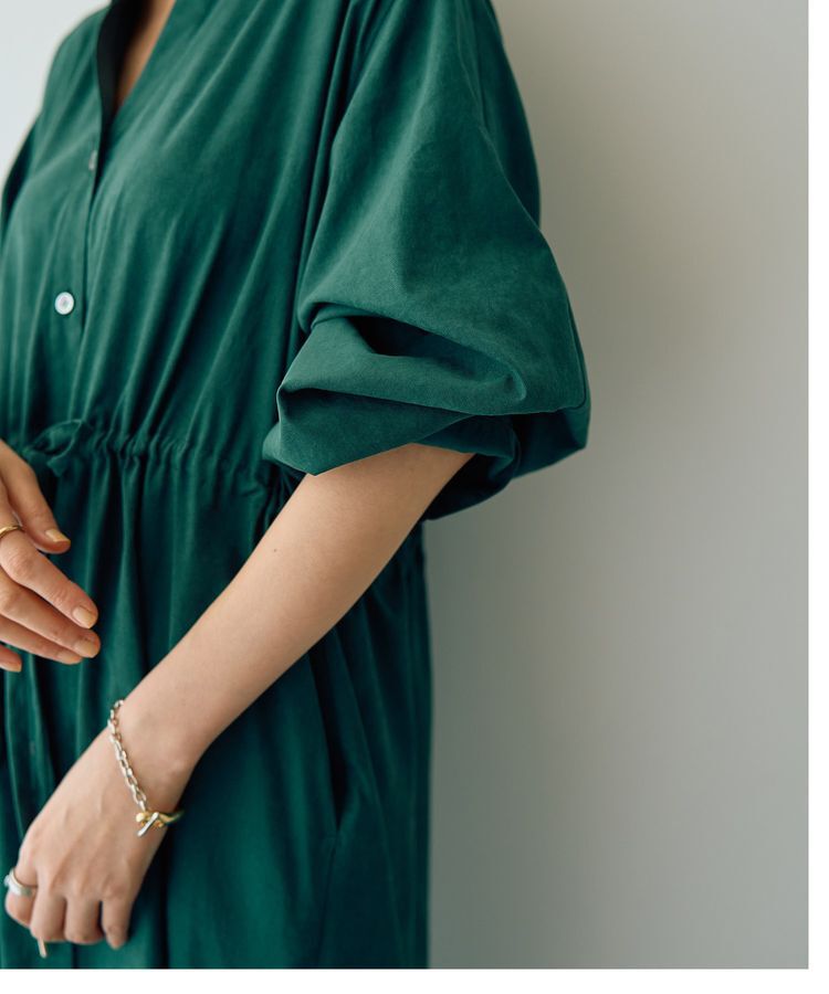 YECCA VECCA「【UVカット】2way袖バルーンワンピース」|ワンピース|