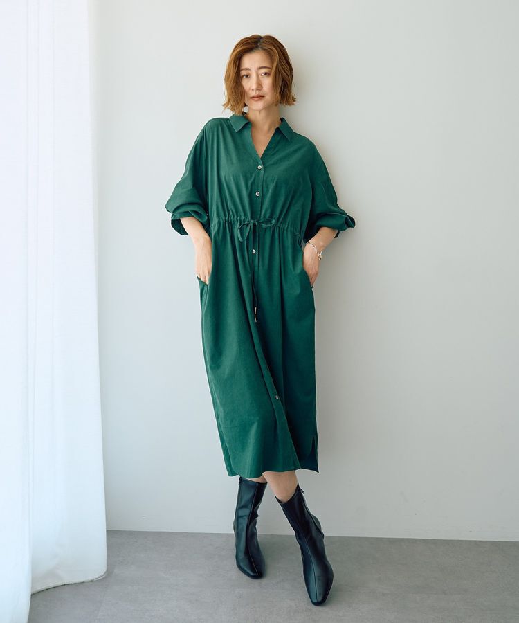 YECCA VECCA「【UVカット】2way袖バルーンワンピース」|ワンピース|