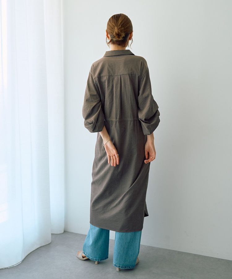 YECCA VECCA「【UVカット】2way袖バルーンワンピース」|ワンピース|