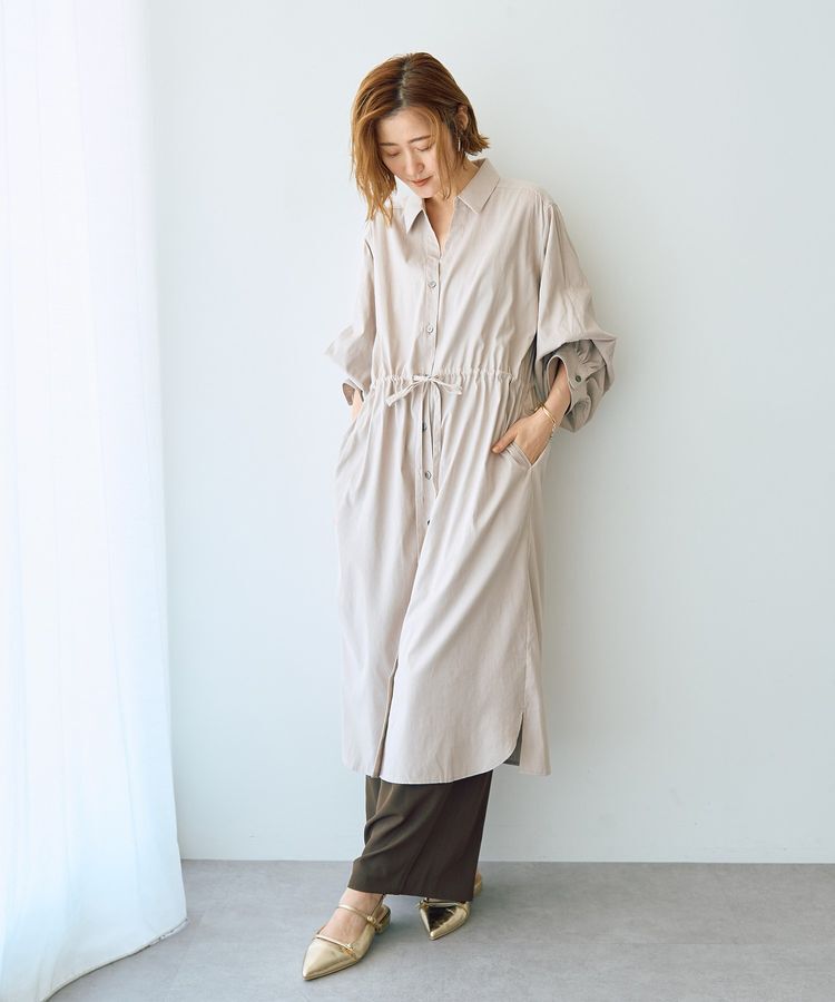 YECCA VECCA「【UVカット】2way袖バルーンワンピース」|ワンピース|