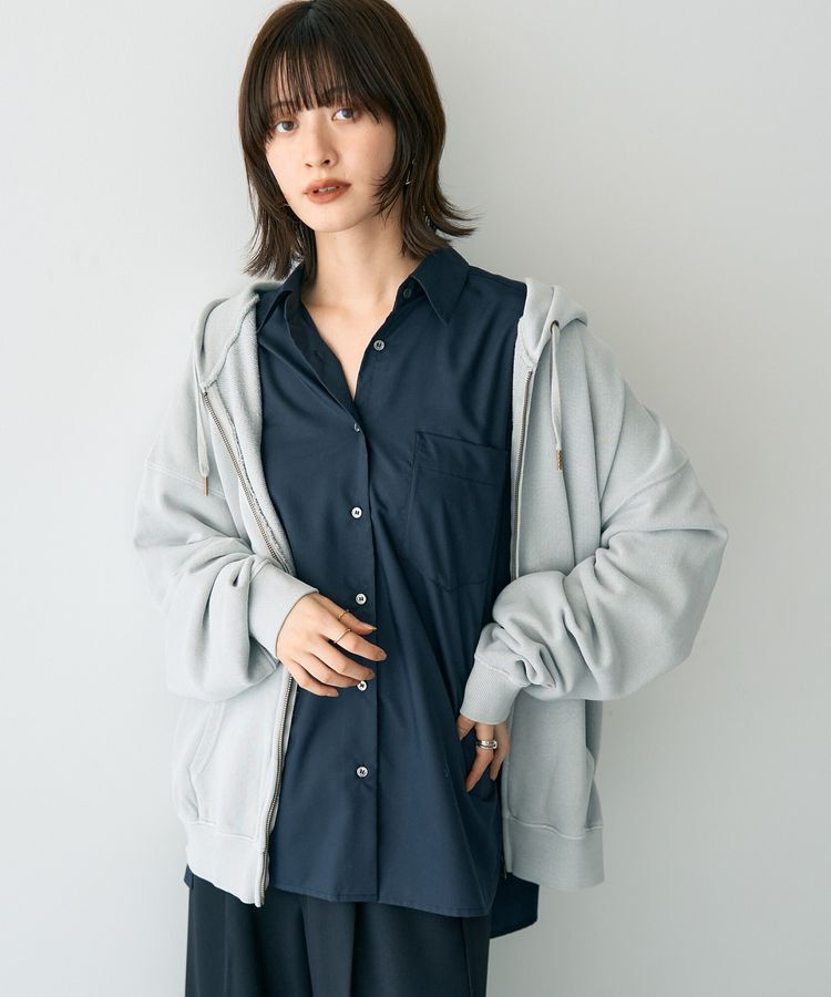 YECCA VECCA「【STAR＆STRIPE】ZIPフーディ」|スウェット・ジャージ|Gray