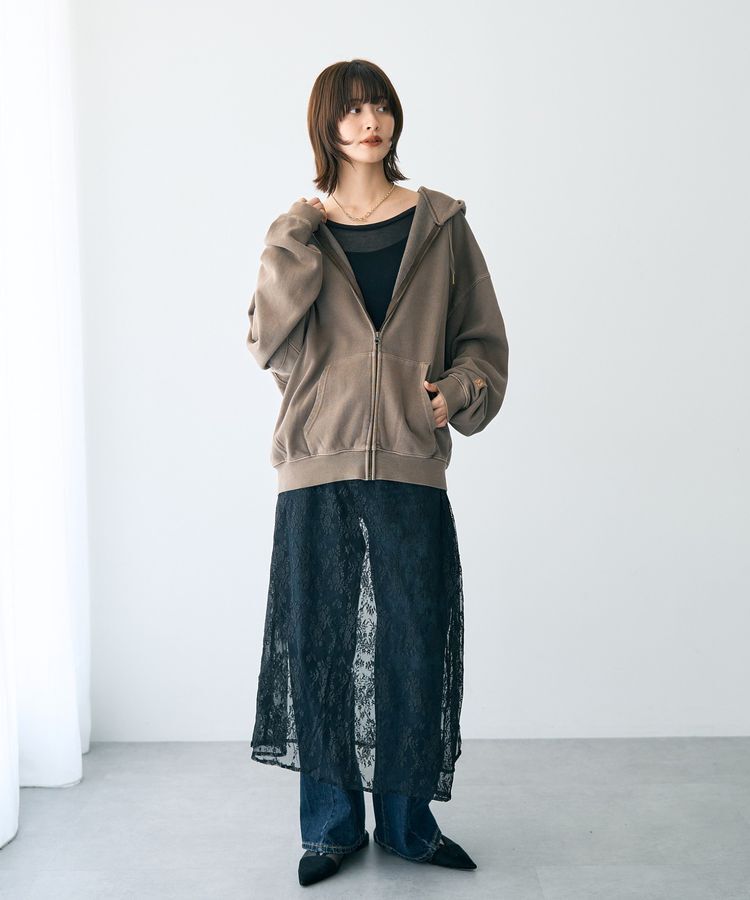 YECCA VECCA「【STAR＆STRIPE】ZIPフーディ」|スウェット・ジャージ|