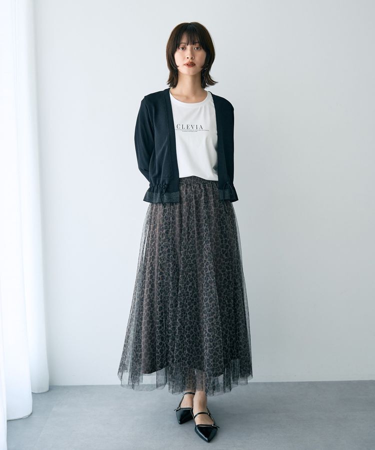 YECCA VECCA「ドロストデザインカーディガン」|カーディガン|