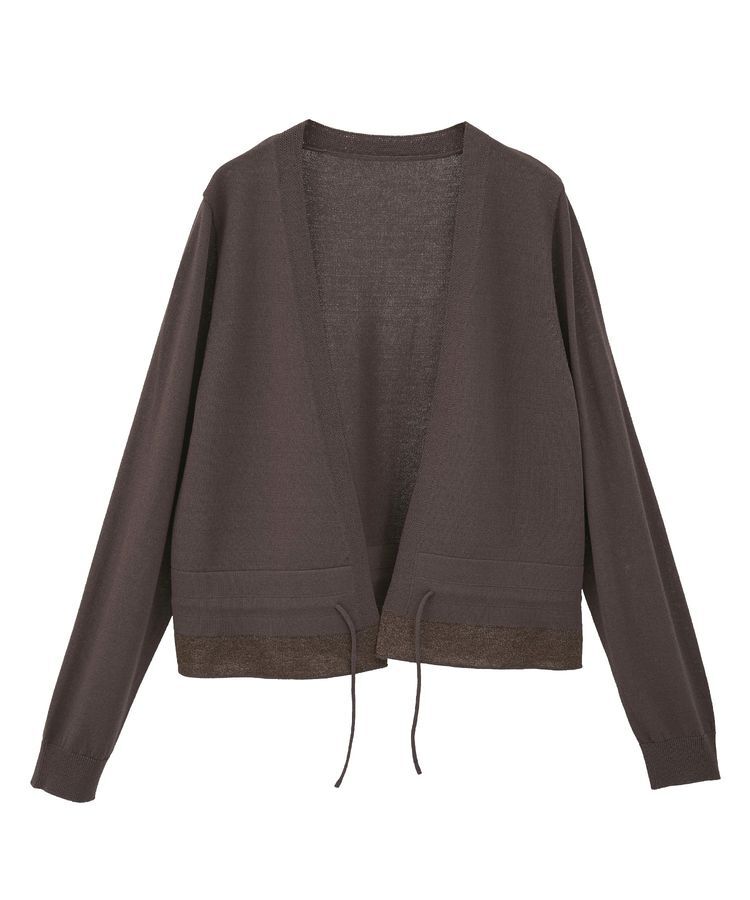 YECCA VECCA「ドロストデザインカーディガン」|カーディガン|