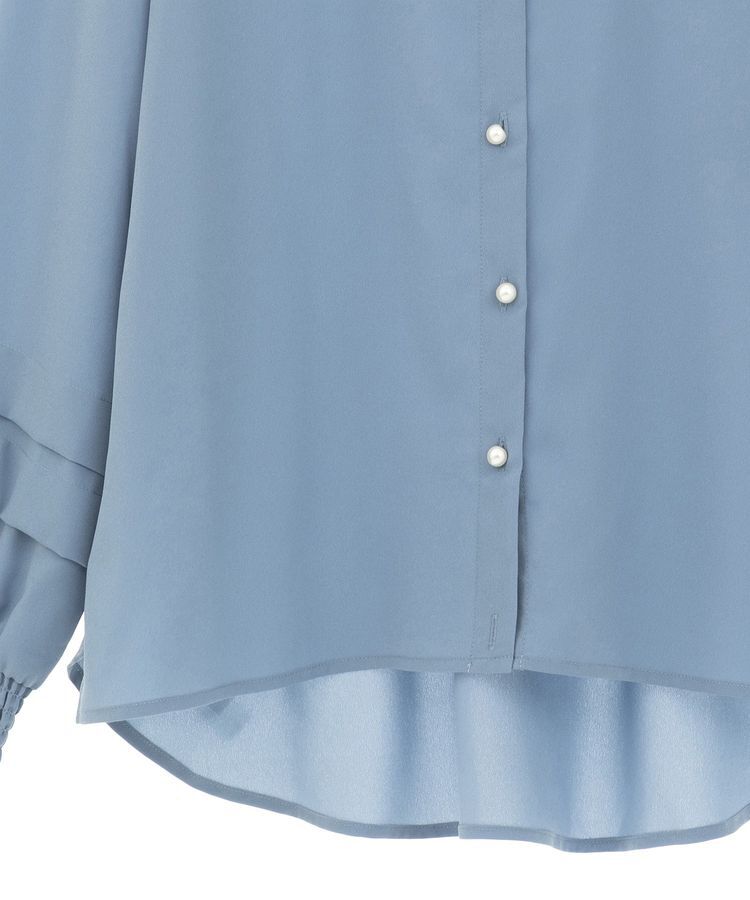 YECCA VECCA「2way裾アレンジパール釦ブラウス」|シャツ・ブラウス|