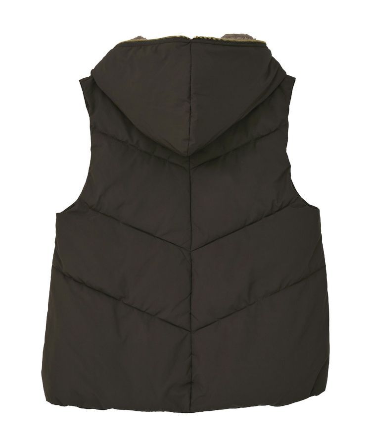 YECCA VECCA「中綿フーディージレ」|ブルゾン・スタジャン|