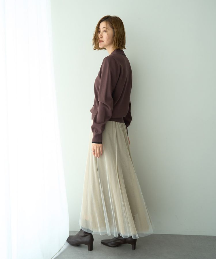 YECCA VECCA「配色ボウタイニット」|ニット・セーター|