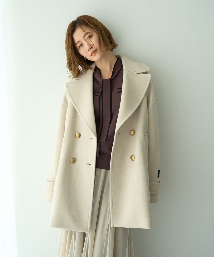 YECCA VECCA「配色ボウタイニット」|ニット・セーター|