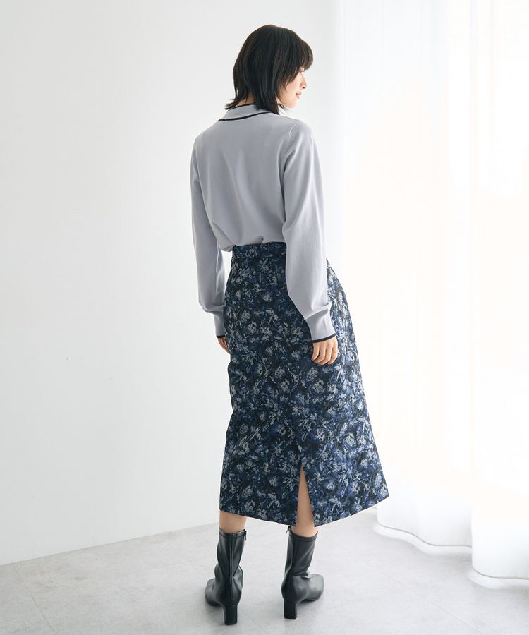 YECCA VECCA「配色ボウタイニット」|ニット・セーター|