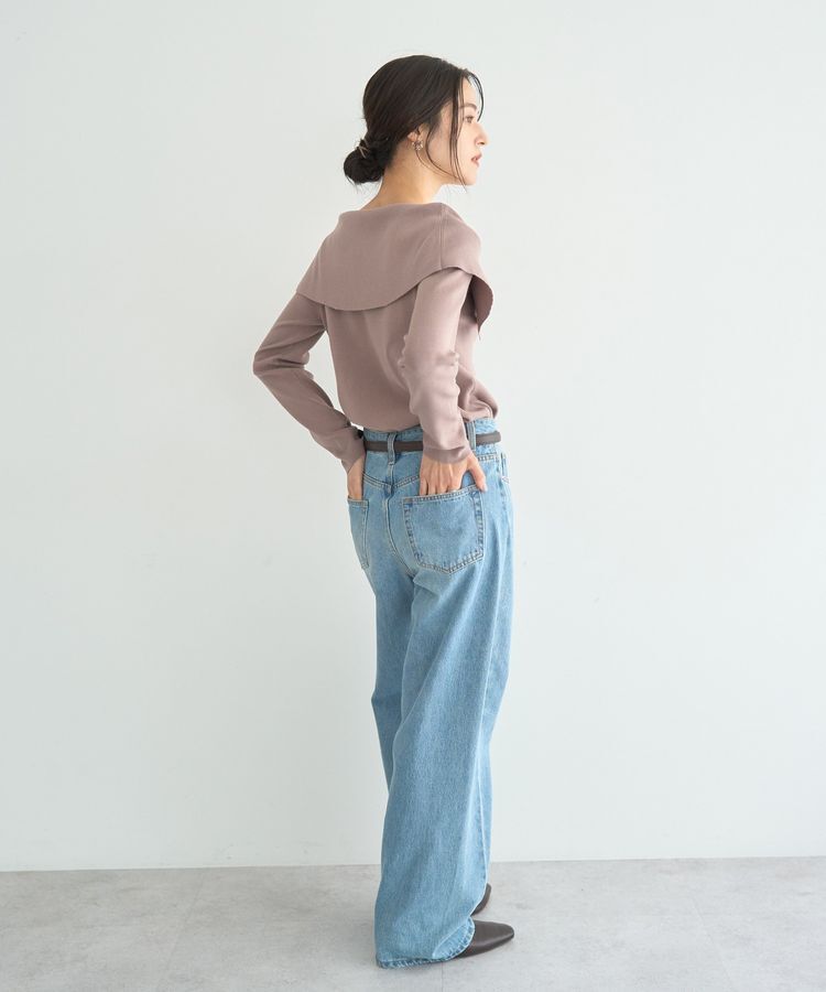 YECCA VECCA「2wayオフショルカラーカーディガン」|カーディガン|