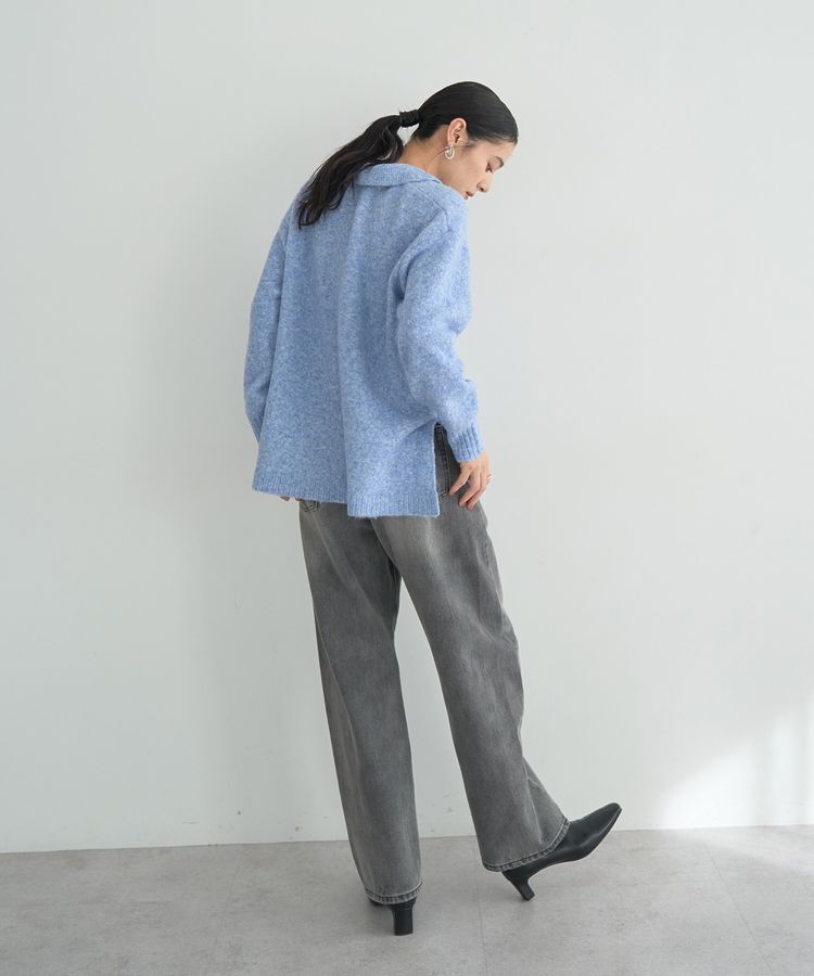 YECCA VECCA「襟付きVネックニット」|ニット・セーター|