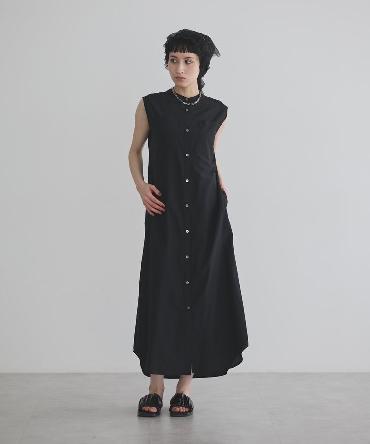 GARAGE OF GOOD CLOTHING「【日本製】チュールラップスカート付ノースリーブワンピースA」|ワンピース|