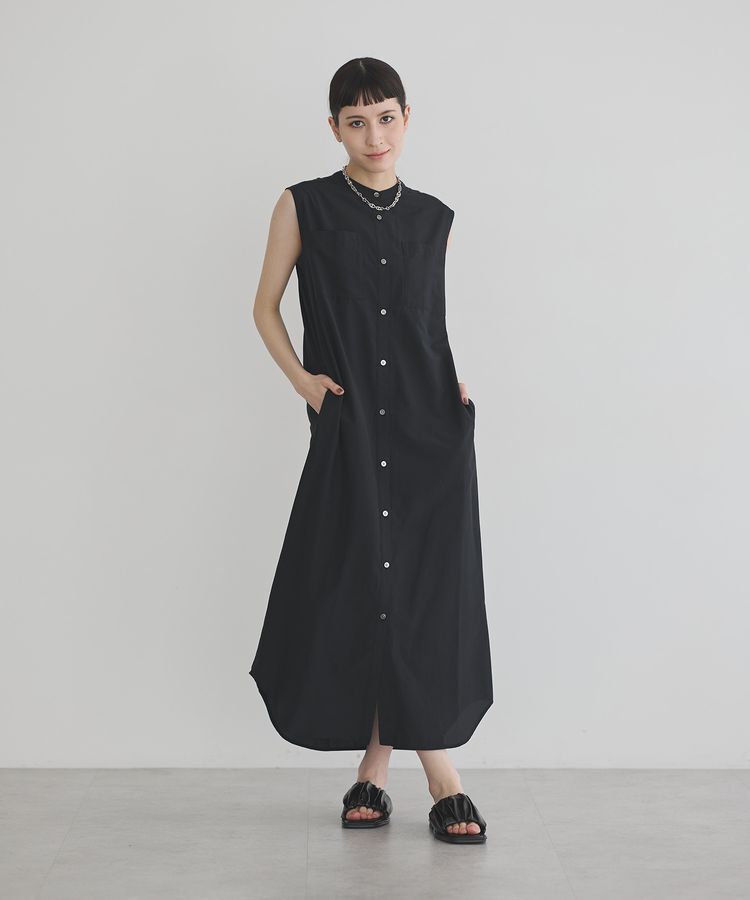 GARAGE OF GOOD CLOTHING「【日本製】チュールラップスカート付ノースリーブワンピースA」|ワンピース|