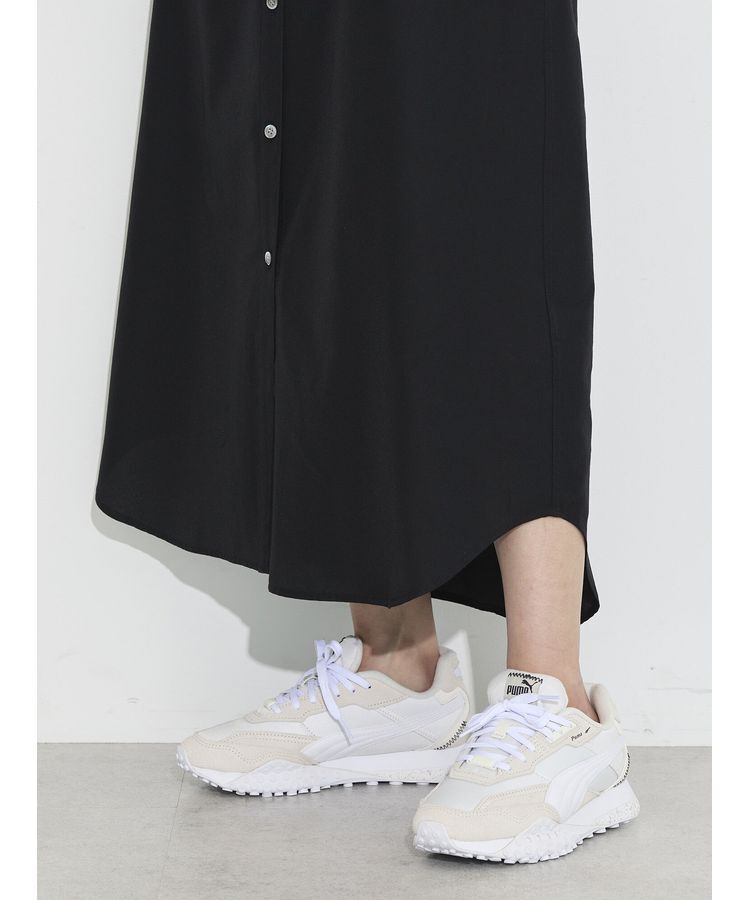 GARAGE OF GOOD CLOTHING「【日本製】チュールラップスカート付ノースリーブワンピースA」|ワンピース|