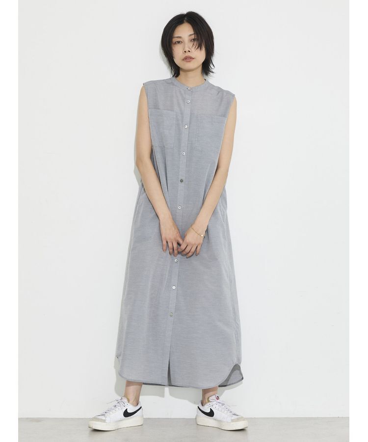 GARAGE OF GOOD CLOTHING「【日本製】チュールラップスカート付ノースリーブワンピースA」|ワンピース|