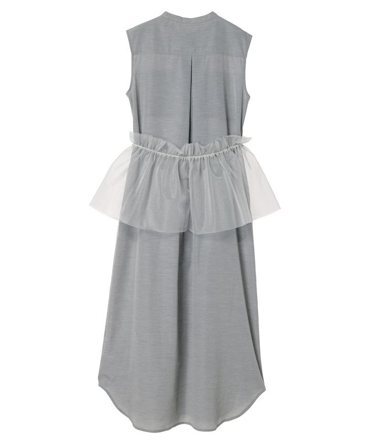 GARAGE OF GOOD CLOTHING「【日本製】チュールラップスカート付ノースリーブワンピースA」|ワンピース|