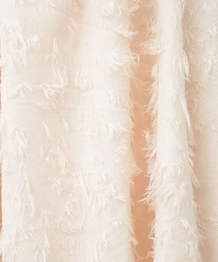 GARAGE OF GOOD CLOTHING「ジャガードオーバーラップロングスカート」|フレア|