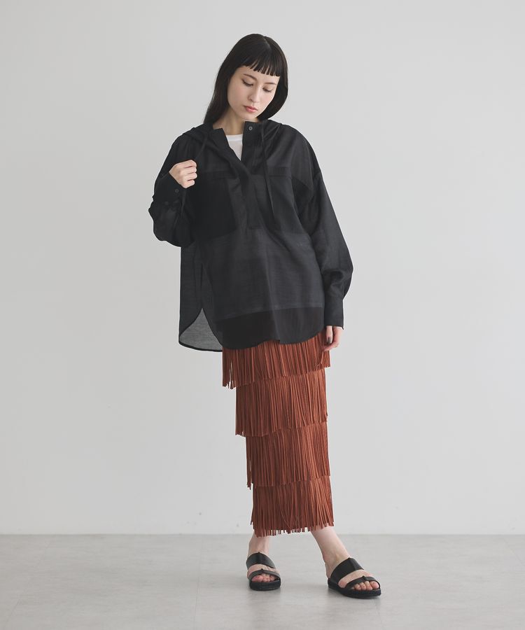 GARAGE OF GOOD CLOTHING「シアーフーディーシャツ」|シャツ・ブラウス|