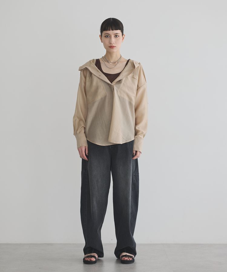 GARAGE OF GOOD CLOTHING「シアーフーディーシャツ」|シャツ・ブラウス|