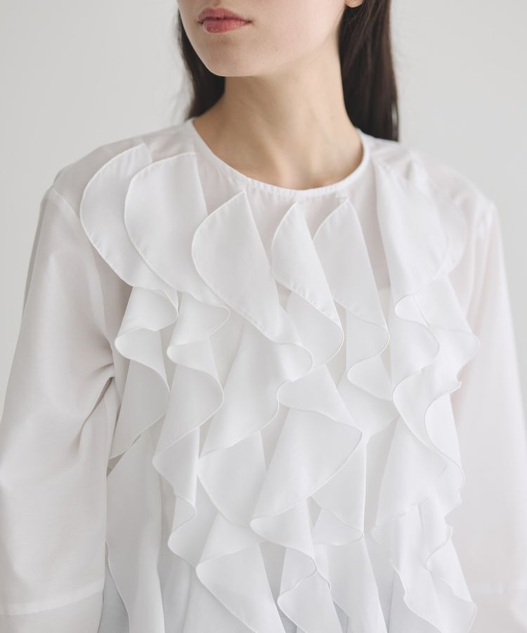 GARAGE OF GOOD CLOTHING「【日本製】フリルブラウス」|シャツ・ブラウス|