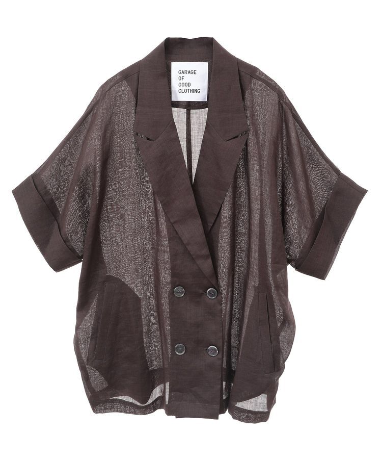 GARAGE OF GOOD CLOTHING「リネン半袖ジャケット」|テーラードジャケット|