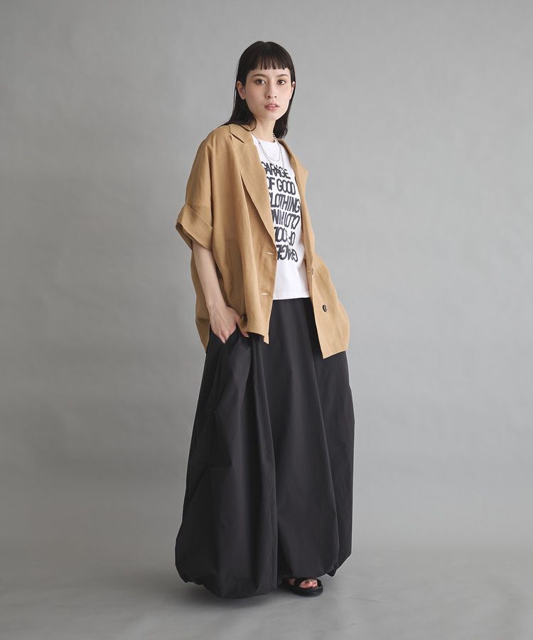 GARAGE OF GOOD CLOTHING「リネン半袖ジャケット」|テーラードジャケット|