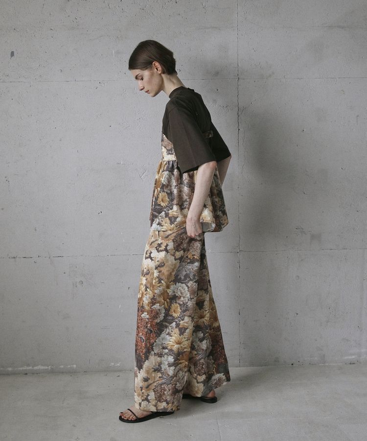 GARAGE OF GOOD CLOTHING「【日本製】ダークフラワープリントキャミビスチェ」|ベスト・ジレ|