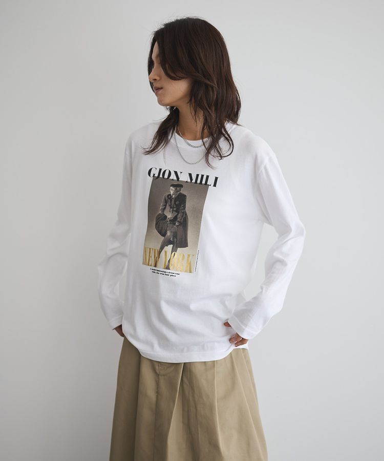 GARAGE OF GOOD CLOTHING「【GOOD ROCK SPEED】LIFE GJON MILI ロンT」|Tシャツ・カットソー|White