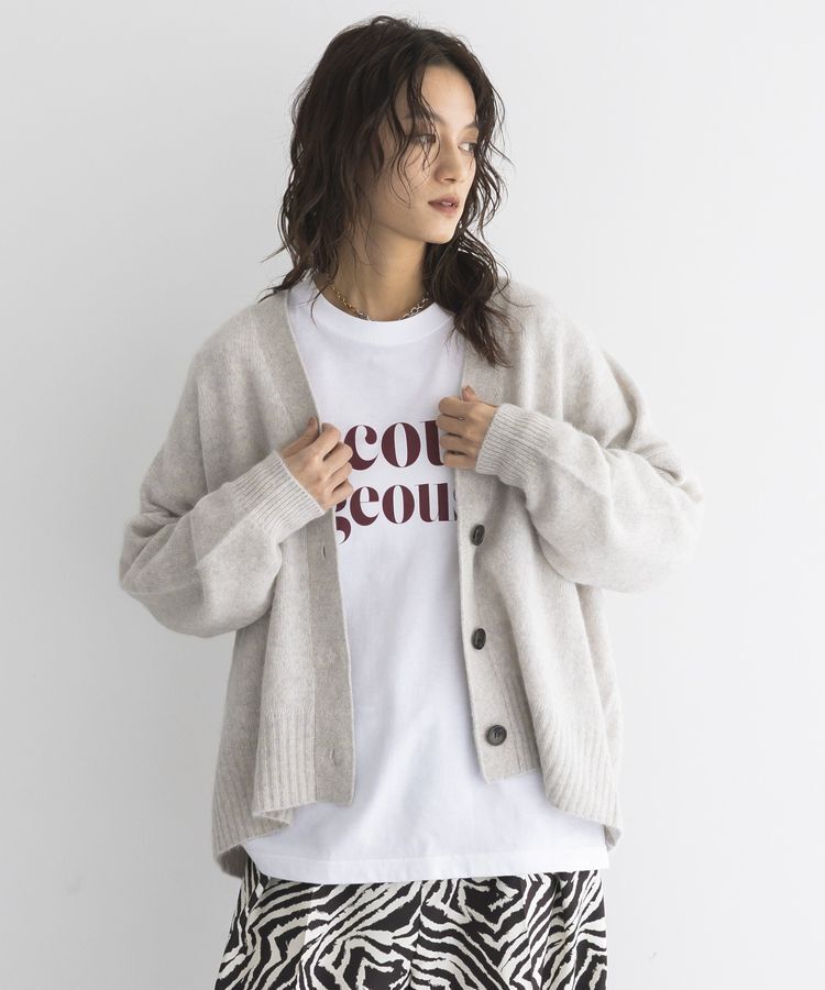 GARAGE OF GOOD CLOTHING「FOX混BOXシルエットカーディガン」|カーディガン|