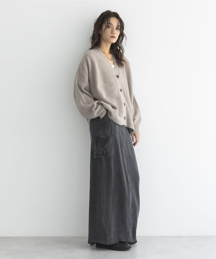 GARAGE OF GOOD CLOTHING「FOX混BOXシルエットカーディガン」|カーディガン|