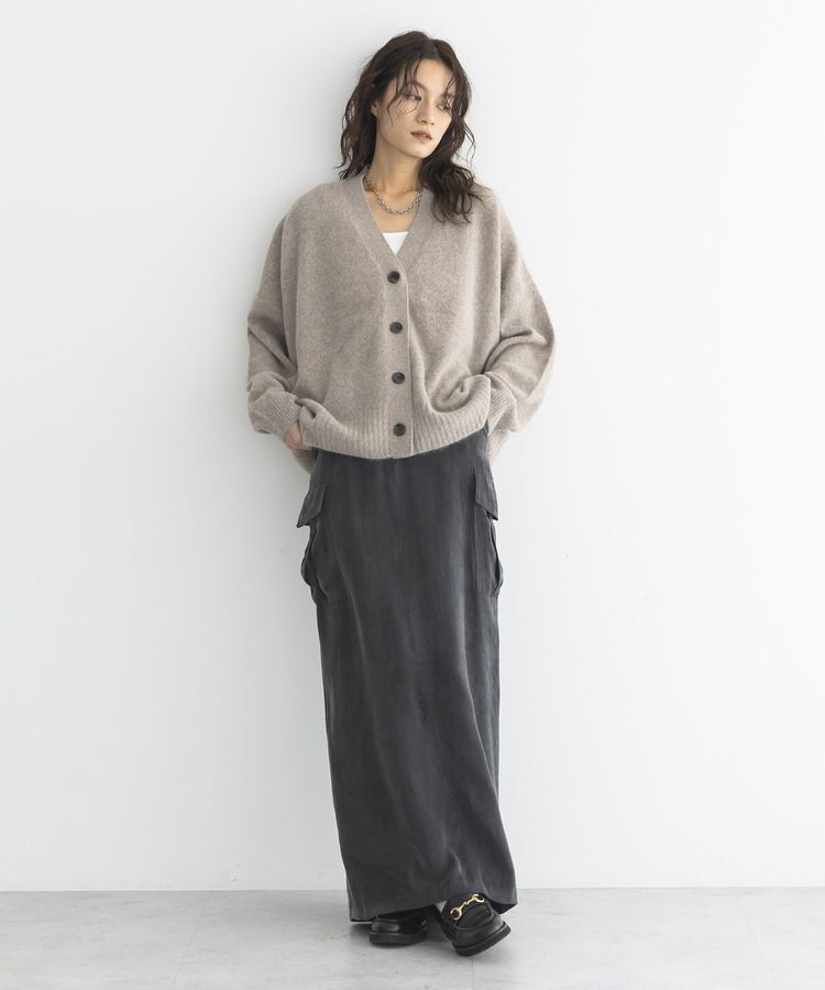 GARAGE OF GOOD CLOTHING「FOX混BOXシルエットカーディガン」|カーディガン|