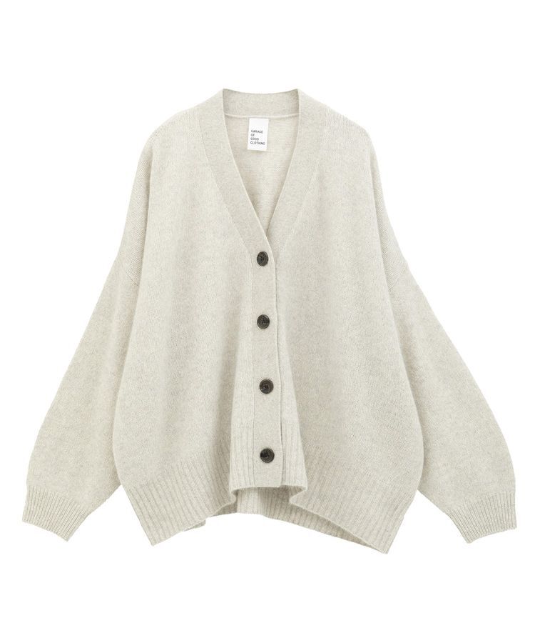 GARAGE OF GOOD CLOTHING「FOX混BOXシルエットカーディガン」|カーディガン|