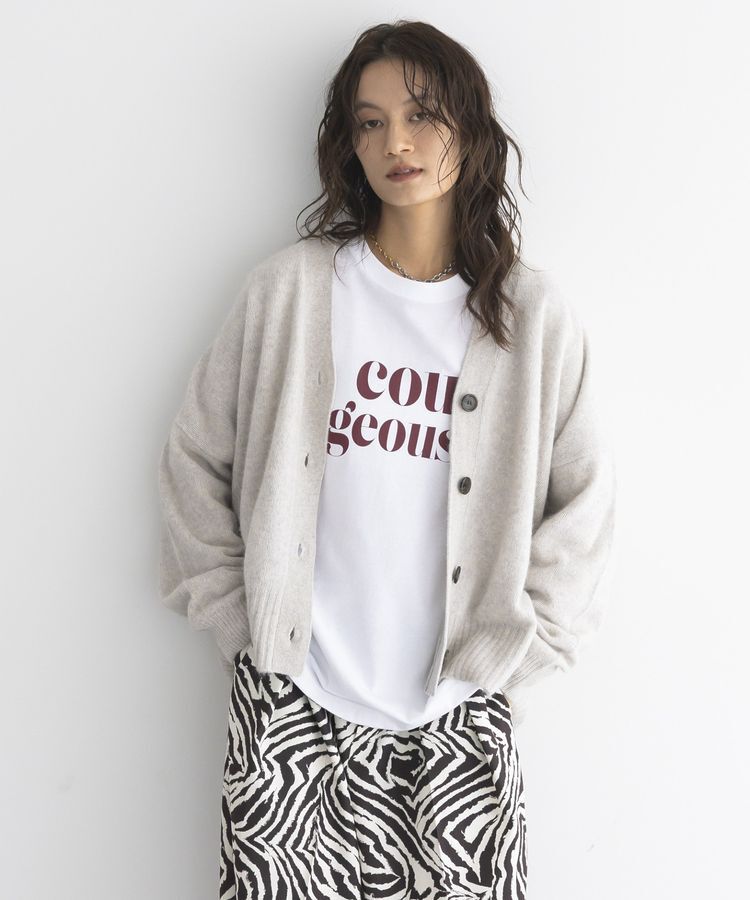 GARAGE OF GOOD CLOTHING「FOX混BOXシルエットカーディガン」|カーディガン|