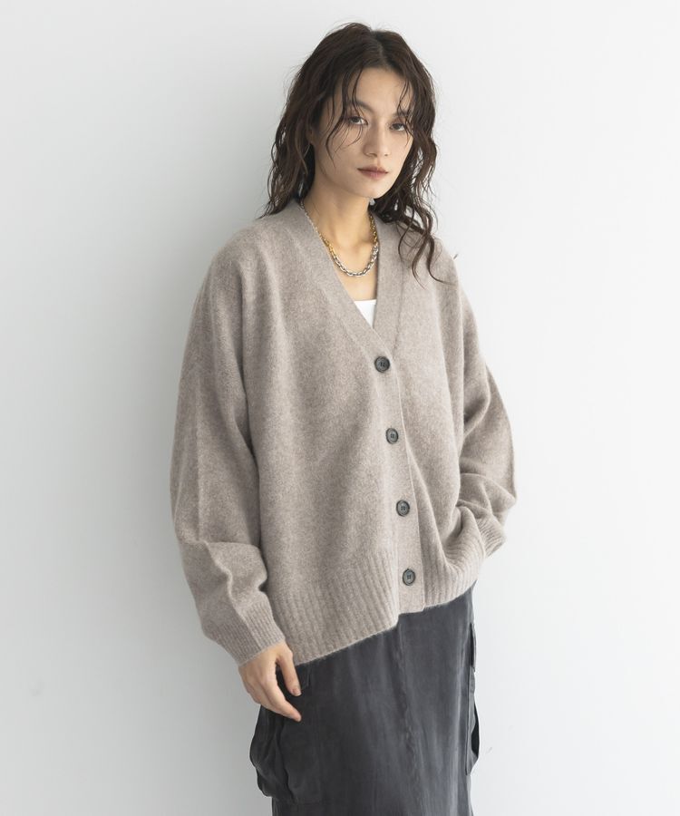 GARAGE OF GOOD CLOTHING「FOX混BOXシルエットカーディガン」|カーディガン|