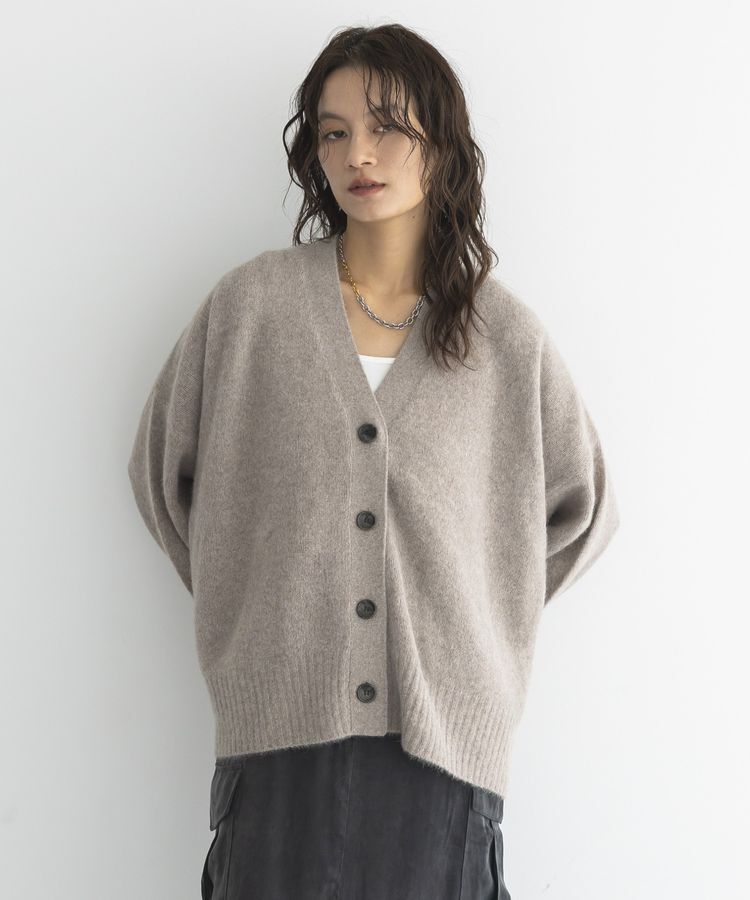 GARAGE OF GOOD CLOTHING「FOX混BOXシルエットカーディガン」|カーディガン|Mocha