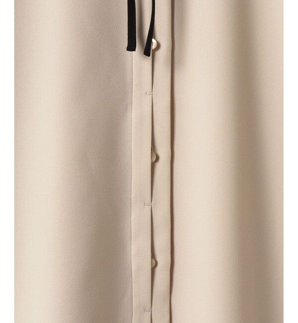 allureville「ジョーゼットホソパイピングブラウス」|シャツ・ブラウス|