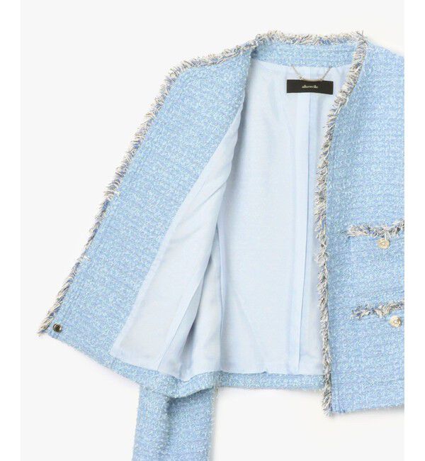 allureville「【セットアップ対応商品】ジオリカラメツイード4ポケットジャケット」|テーラードジャケット|