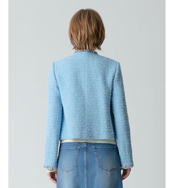 allureville「【セットアップ対応商品】ジオリカラメツイード4ポケットジャケット」|テーラードジャケット|