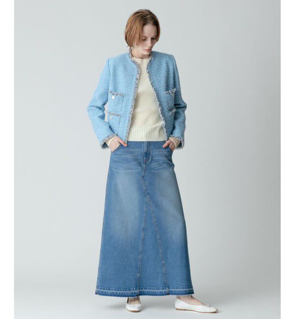 allureville「【セットアップ対応商品】ジオリカラメツイード4ポケットジャケット」|テーラードジャケット|