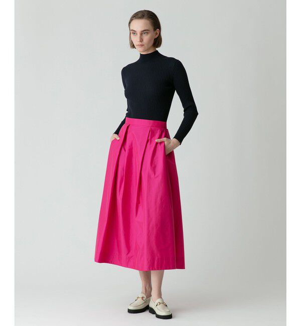 allureville「タフタタックフレアスカート」|スカート|