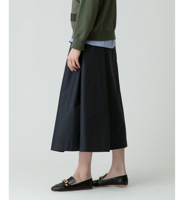 allureville「タフタタックフレアスカート」|スカート|