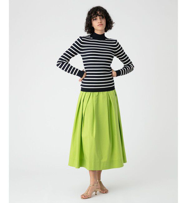 allureville「タフタタックフレアスカート」|スカート|